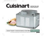 Cuisinart ICE-50BCC Series User's Manual
