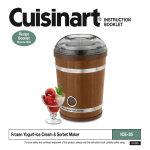 Cuisinart IB-8565 User's Manual