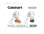 Cuisinart HTM-3 HTM-5 User's Manual