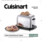 Cuisinart CPT-70 User's Manual