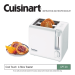 Cuisinart CPT-20 User's Manual