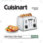 Cuisinart CPT-180 User's Manual