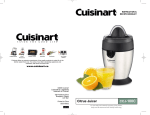 Cuisinart CCJ-100C User's Manual