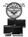 Crate Amplifiers TV-6210 User's Manual
