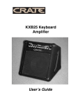 Crate Amplifiers KXB25 User's Manual