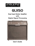 Crate Amplifiers GLX50 User's Manual