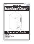Crane Merchandising Systems Window 480 User's Manual