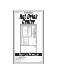 Crane Merchandising Systems Hot Drink Center User's Manual