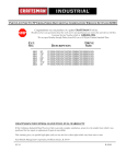 Craftsman 7pc Contents List