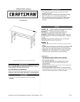 Craftsman 6-Ft. Instruction Manual