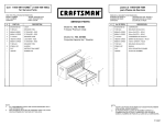 Craftsman 7-Drawer Service Parts