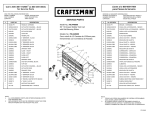 Craftsman 68-In. Service Parts