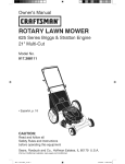 Craftsman 917 388111 User's Manual