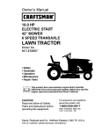 Craftsman 917.272057 User's Manual