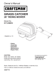 Craftsman 917.24991 User's Manual