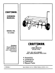 Craftsman 757.243481 User's Manual