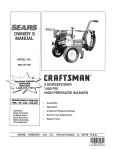 Craftsman 580.7471 User's Manual