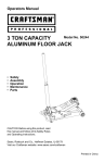 Craftsman 50244 User's Manual