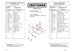 Craftsman 13-Drawer Use & Care Manual