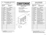 Craftsman 9-Drawer Service Parts