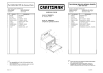 Craftsman 5-Drawer Service Parts