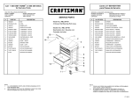 Craftsman 4-Drawer Service Parts