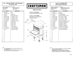 Craftsman 4-Drawer Service Parts