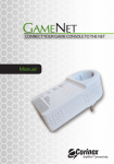 Corinex Global Corinex GameNet User's Manual