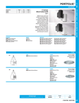 Cooper Lighting Portfolio M8605 User's Manual