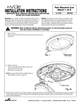 Cooper Lighting Pole Mount Icon User's Manual