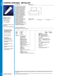 Cooper Lighting Metalux STM SERIES User's Manual