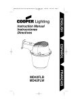 Cooper Lighting MD42FLW User's Manual