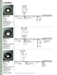 Cooper Lighting Lumiere Boca 605 User's Manual