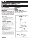 Cooper Lighting Halo LA995 User's Manual