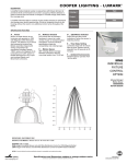 Cooper Lighting DELUXE P4C800-E User's Manual
