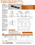 Cooper Lighting COMBOLIGHT GR2111 User's Manual