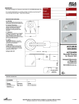 Cooper Lighting ACT954RM User's Manual