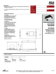 Cooper Lighting ACT953IC User's Manual