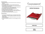 Continental CM43505 User's Manual