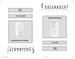 Continental Electric CE22261 User's Manual