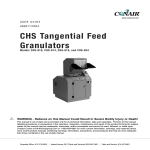 Conair CHS-810 User's Manual
