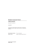 Compaq Reliable Transaction Router User's Manual