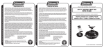 Coleman Fan 2000006895 User's Manual