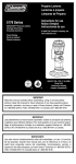 Coleman 5178 Series User's Manual