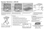 Coleman 2794-490 User's Manual