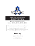 ColdTech JBB-58 User's Manual