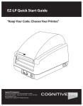 Cognitive Solutions Printer EZ-LP User's Manual