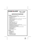 Code Alarm CSI-200 User's Manual