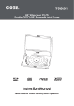 COBY electronic TF-DVD8501 User's Manual