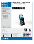 COBY electronic mp705-4G User's Manual